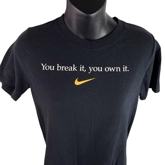 Caitlin Clark Iowa Nike NCAA Record You Break It You Own It T-shirt Kids Youth L - Picture 1 of 8